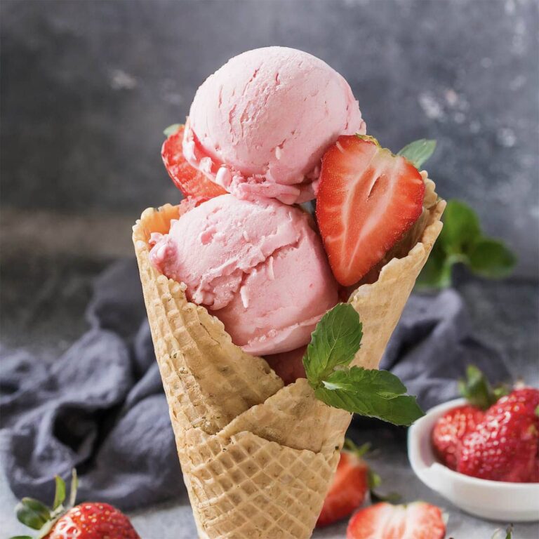 strawberry ice cream recipe